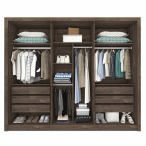 Roupeiro Phoenix - 3 Portas c/Espelho - DV9 Ecommerce