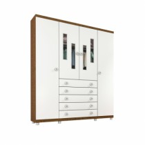 Roupeiro Evolution - 4 Portas c/Pés - DV9 Ecommerce