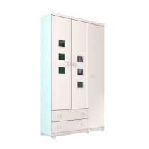 Roupeiro Fratello - 3 Portas c/Pés - DV9 Ecommerce