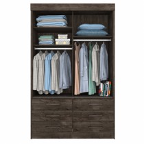 Roupeiro Chicago - 2 Portas c/Espelho - DV9 Ecommerce