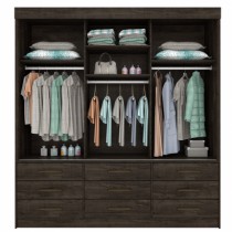 Roupeiro Chicago - 3 Portas c/Pés - DV9 Ecommerce