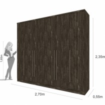 Roupeiro Sevilla - 6 Portas c/Espelho - DV9 Ecommerce