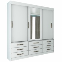 Roupeiro Chicago - 3 Portas c/Espelho - DV9 Ecommerce