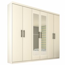 Roupeiro Olimpo - 6 Portas c/Espelho - DV9 Ecommerce